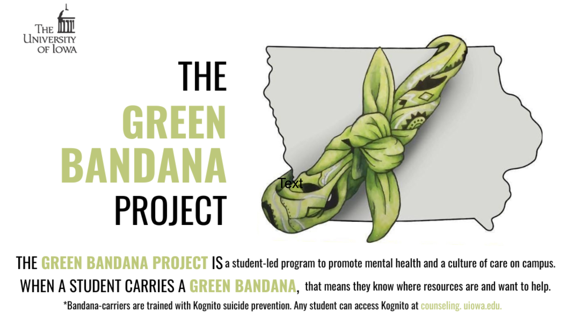 Green Bandana Project Undergraduate Student Government Division of